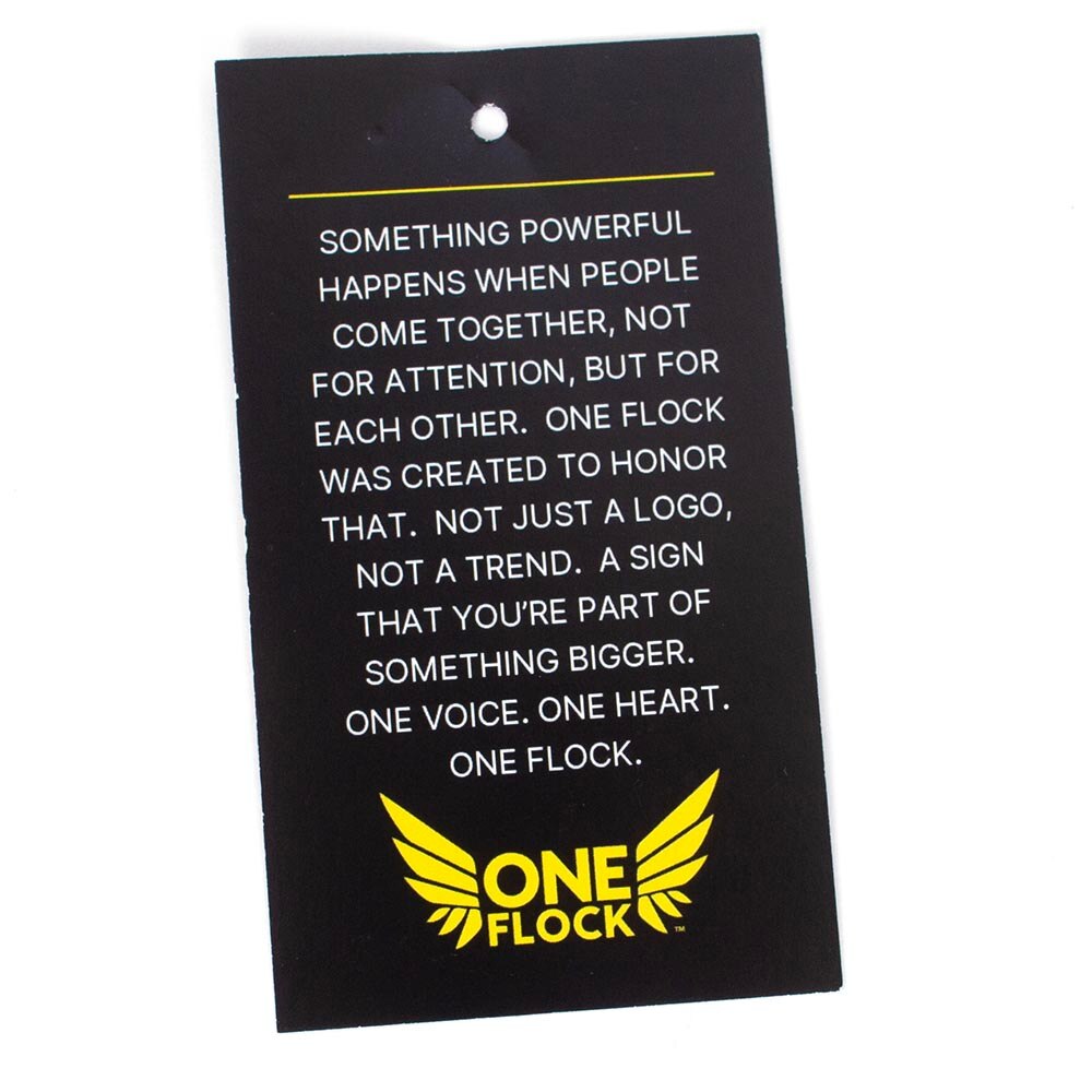One Flock, McKenzie SewOn, White, Crew Neck, Cotton, Men, Unisex, Football, One Flock, T-Shirt, 963798